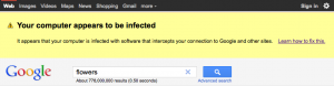 google-ostrzega-przed-infekcja-komputera Google ostrzega przed malware znajdującym się na komputerze