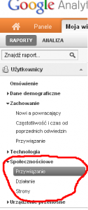 media-spolecznosciowe-google-analytics Media społecznościowe w Google Analytics - nowe statystyki już dostępne