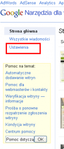 przekazywanie-wiadomosci-google-email Przekazywanie wiadomości od Google z Narzędzi dla Webmasteró na zdefiniowany adres email
