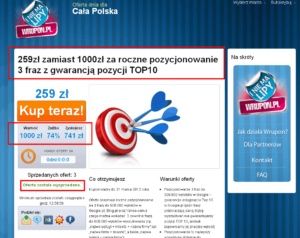 gwarancja-pozycji-na-pozycjonowanie Umowa w zakupach grupowych z gwarancją pozycji w pozycjonowaniu