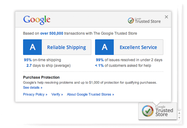 Google Trusted Stores