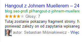 rich snippets w Serpach