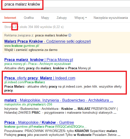 SERPy - praca malarz kraków